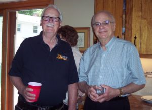 President Bruce Newell welcomes Past President Joseph Shook